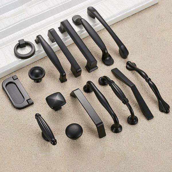 10 PCS 4201C Simple Cabinet Door Handle Drawer Wardrobe Handle (Black) - Image 7
