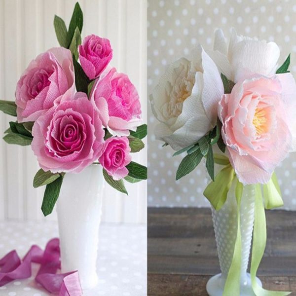10 PCS Flowers Packaging Paper DIY Handmade Paper, Random Color Delivery - Image 8