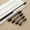 3 PCS 2049-224 Drawer Cabinet Door Aluminum Alloy Handle Straight Door Handle (Black) - Image 4
