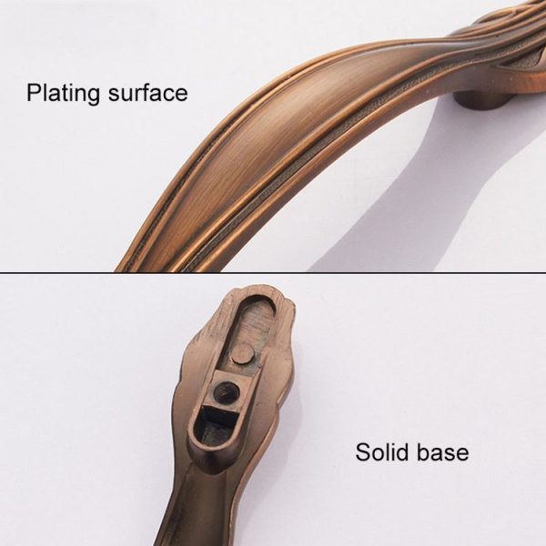 5 PCS 6521-96 Luxury Amber Cabinet Handle (Gold + Silver) - Image 3