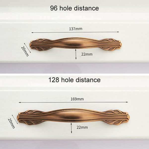 5 PCS 6521-96 Luxury Amber Cabinet Handle (Gold + Silver) - Image 4