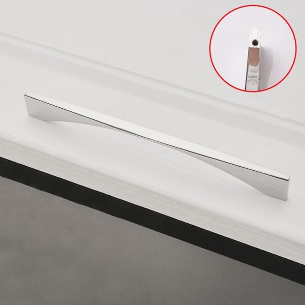 6585-320 American Style Cabinet Door Drawer Handle (Silver) - Image 2