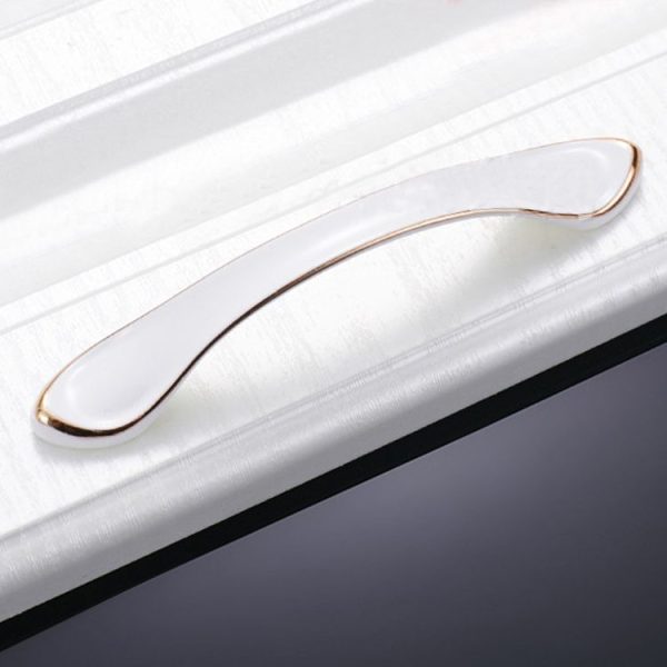 5 PCS 6598-96 Cabinet Wardrobe Drawer Zinc Alloy Handle (White) - Image 2