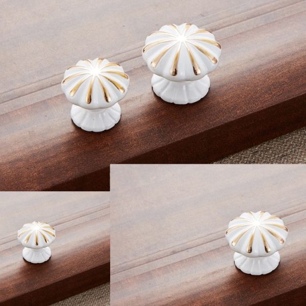 5 PCS 6203 Cabinet Wardrobe Drawer Zinc Alloy Handle (White) - Image 3