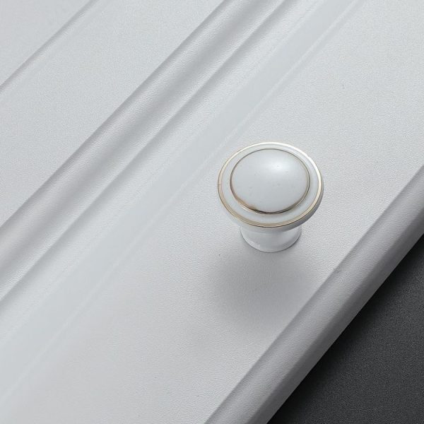 5 PCS 4003 Cabinet Wardrobe Drawer Zinc Alloy Handle (White) - Image 2