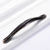 5 PCS 6596-96 Cabinet Wardrobe Drawer Zinc Alloy Handle (Black) - Image 2