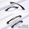 5 PCS 6596-96 Cabinet Wardrobe Drawer Zinc Alloy Handle (Black) - Image 4