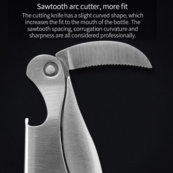 Original Xiaomi Youpin Circle Joy Stainless Steel Wine Corkscrew Bottle Opener - Image 12