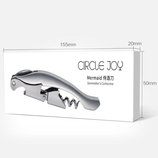 Original Xiaomi Youpin Circle Joy Stainless Steel Wine Corkscrew Bottle Opener - Image 3