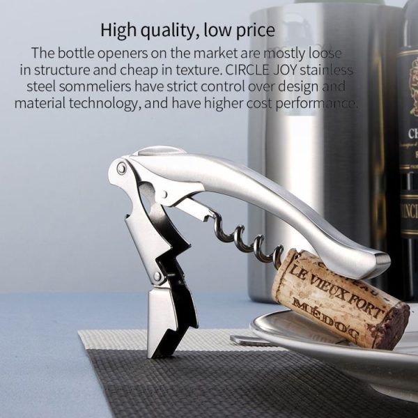 Original Xiaomi Youpin Circle Joy Stainless Steel Wine Corkscrew Bottle Opener - Image 8