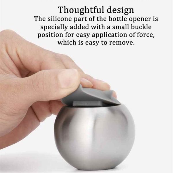 Original Xiaomi Youpin Circle Joy Creative Pig Shaped Bottle Opener (Silver) - Image 6