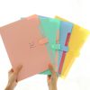 Candy Color Document Bag Multilayer 5 Into the Folder, Random Color Delivery - Image 2
