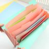 Candy Color Document Bag Multilayer 5 Into the Folder, Random Color Delivery - Image 3