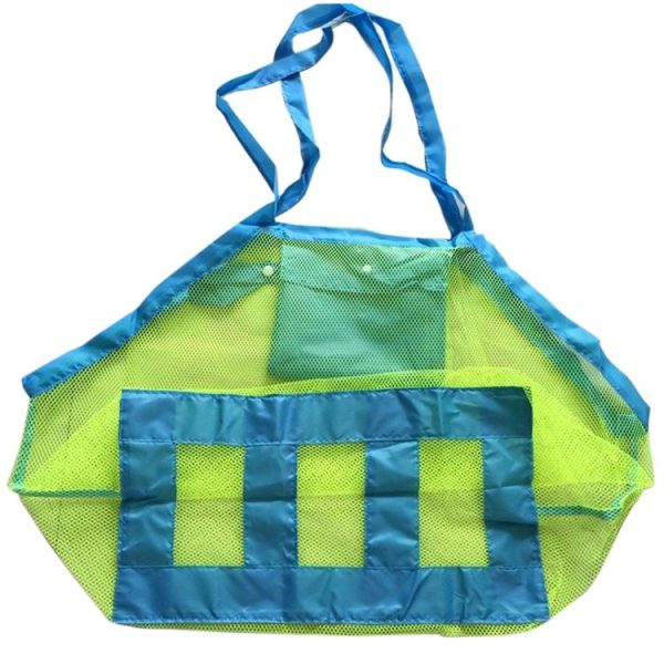 Portable Mesh Children Beach Dredging Tools Toy Quick Storage Bag Handbag - Image 2