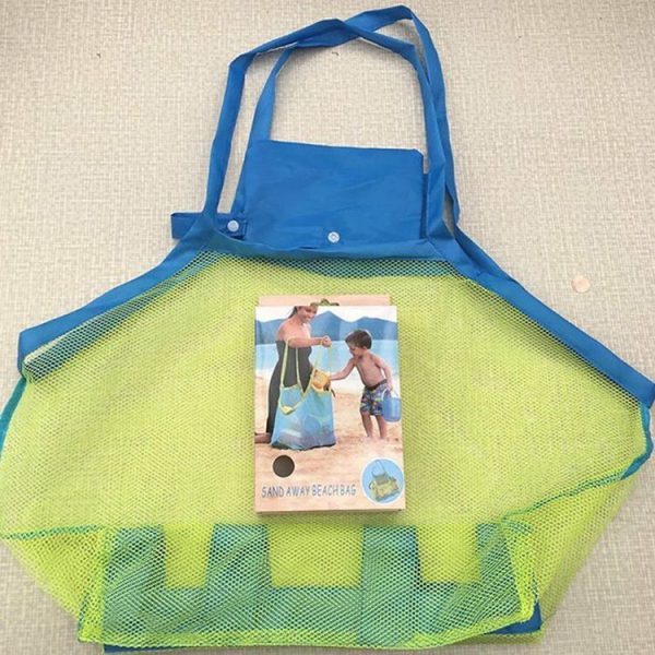 Portable Mesh Children Beach Dredging Tools Toy Quick Storage Bag Handbag - Image 4