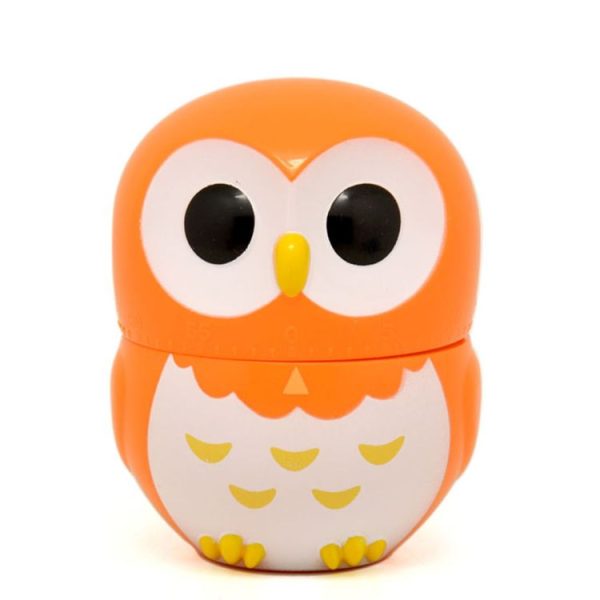 Owl Shape 60 Minutes Mechanical Kitchen Cooking Count Down Alarm Timer Home Decorating Gadget, Random Color Delivery