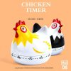 Chicken Shape 60 Minutes Mechanical Kitchen Cooking Count Down Alarm Timer Home Decorating Gadget, Random Color Delivery - Image 4