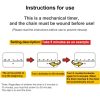 Chicken Shape 60 Minutes Mechanical Kitchen Cooking Count Down Alarm Timer Home Decorating Gadget, Random Color Delivery - Image 8