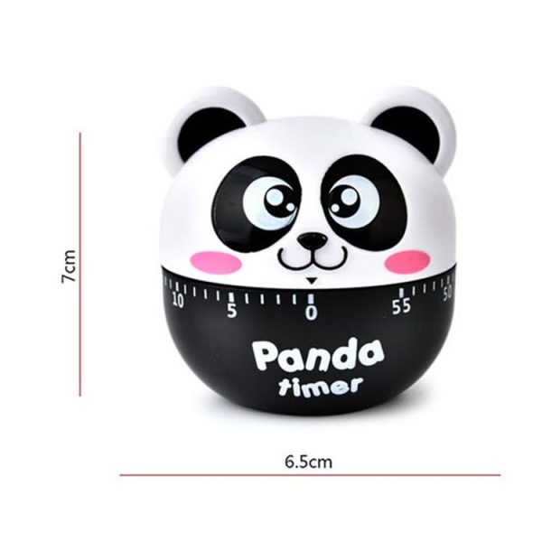 Panda 60 Minutes Mechanical Kitchen Cooking Count Down Alarm Timer Home Decorating Gadget, Random Color Delivery - Image 2
