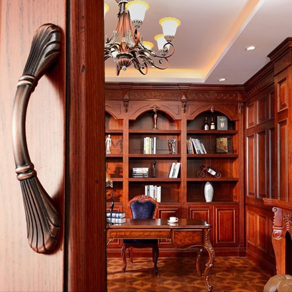6029-96 Solid Wood Furniture Cabinet Handle Red Bronze Handles - Image 7