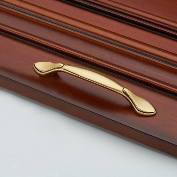 6030T-128 Pure Copper Solid Thickening Cabinet Wardrobe Handle - Image 2