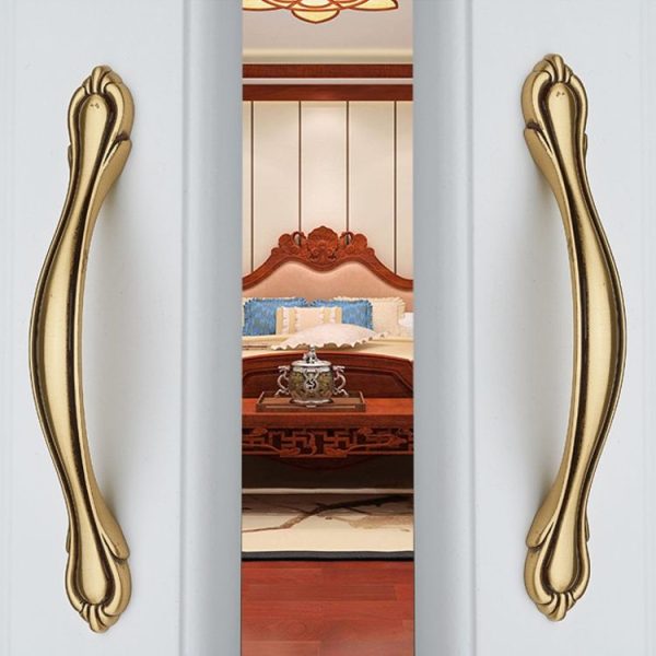 6588T-96 Pure Copper Solid Thickening Cabinet Wardrobe Handle - Image 6