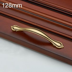 6588T-128 Pure Copper Solid Thickening Cabinet Wardrobe Handle
