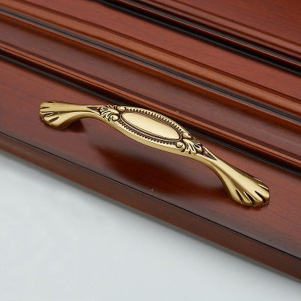 6590T-128 Pure Copper Solid Thickening Cabinet Wardrobe Handle - Image 2