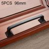 5 PCS 6222-96 Simple Furniture Cabinet Handle Black Bronze Handle