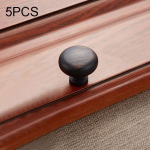 5 PCS 4203 Simple Furniture Cabinet Handle Black Bronze Handle