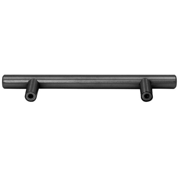 3 PCS 9001A-96 Simple Furniture Cabinet Handle Aluminum Profile Round Handle (Black) - Image 3