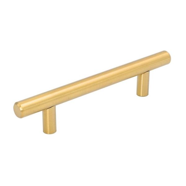 3 PCS 9001A-128 Simple Furniture Cabinet Handle Aluminum Profile Round Handle (Gold) - Image 2