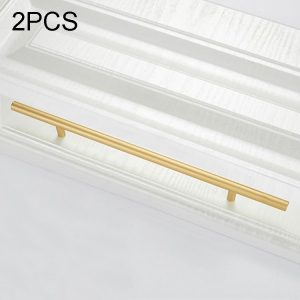2 PCS 9001A-320 Simple Furniture Cabinet Handle Aluminum Profile Round Handle (Gold)