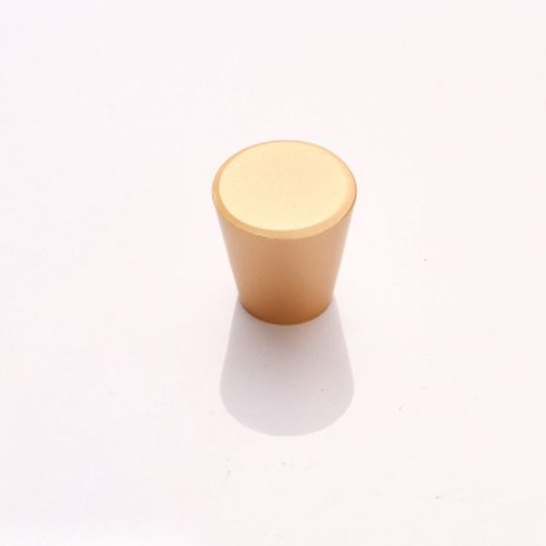 9001 Simple Furniture Cabinet Handle Aluminum Profile Round Handle (Gold) - Image 2