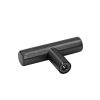 10 PCS 9001A Simple Furniture Cabinet Handle Aluminum Profile Round Handle (Black) - Image 3
