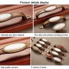 5 PCS 5008 Cabinet Zinc Alloy Retro Handle Coffee Cat Eye Handle (Coffee Ancient Silver) - Image 3