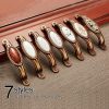 5 PCS 5008 Cabinet Zinc Alloy Retro Handle Coffee Cat Eye Handle (Coffee Ancient Silver) - Image 5