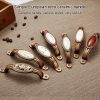 5 PCS 5008 Cabinet Zinc Alloy Retro Handle Coffee Cat Eye Handle (Coffee Ancient Silver) - Image 6