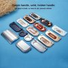 1052-32 Simple European Furniture Drawer Hidden Buckle Handle (Brushed) - Image 6