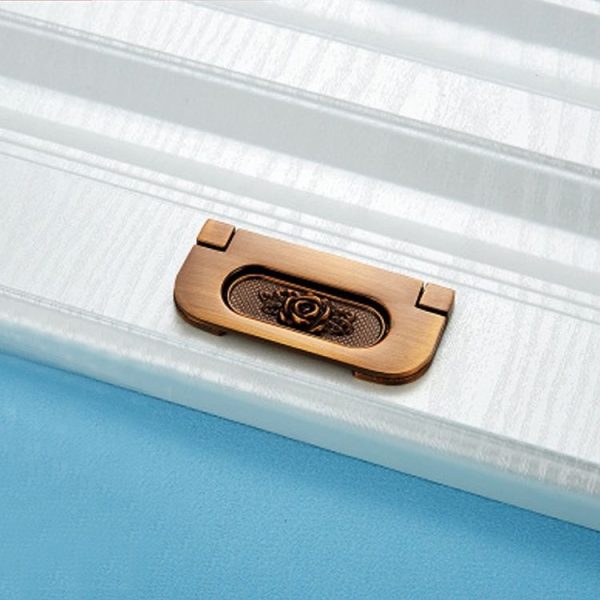 5 PCS 6530-64 Simple European Furniture Drawer Hidden Buckle Handle (Coffee) - Image 2