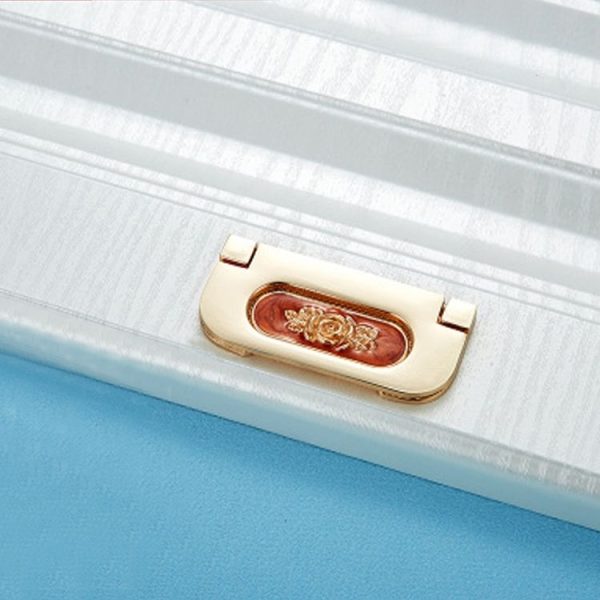 5 PCS 6530-64 Simple European Furniture Drawer Hidden Buckle Handle (Red Amber) - Image 2