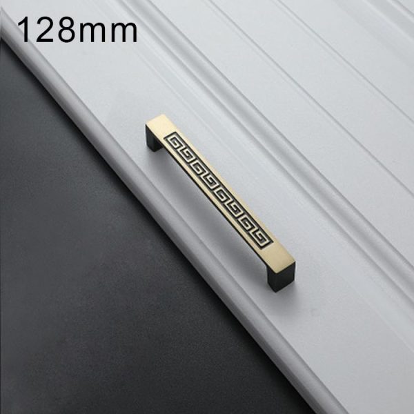 1004-128 Cabinet Wardrobe Door Handle Solid Copper Door Handle
