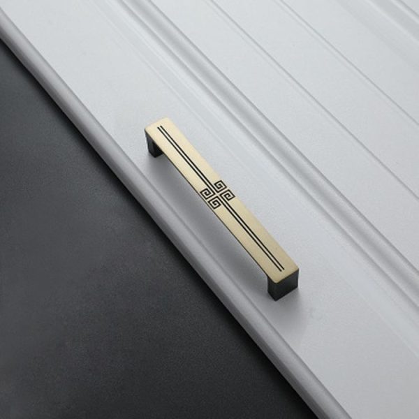 1005-128 Cabinet Wardrobe Door Handle Solid Copper Door Handle - Image 2