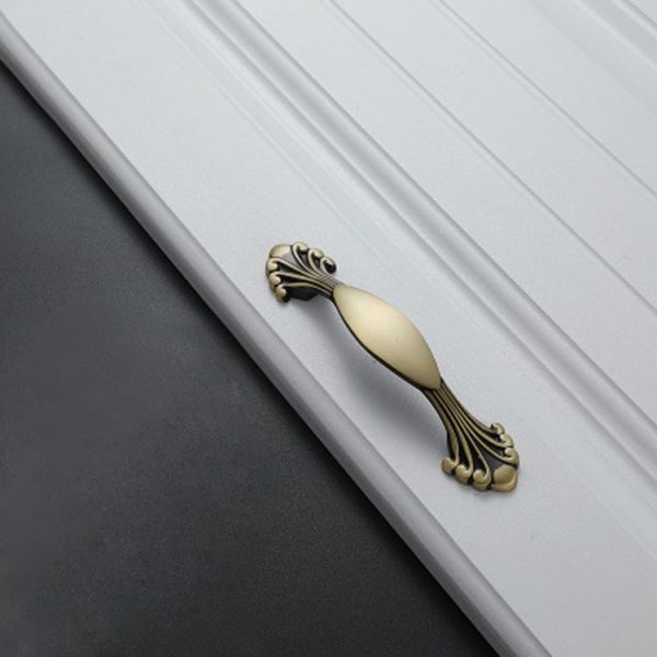 1006-96 Cabinet Wardrobe Door Handle Solid Copper Door Handle - Image 2