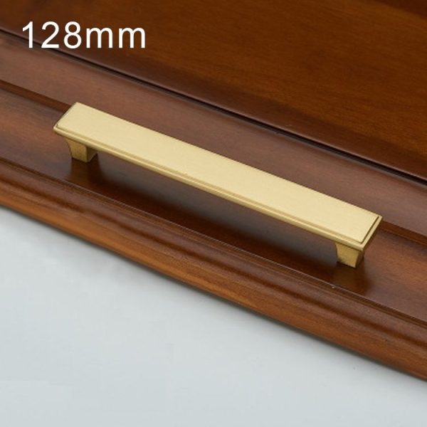 1011-128 Furniture Cabinet Handle Copper Natural Chinese Handle