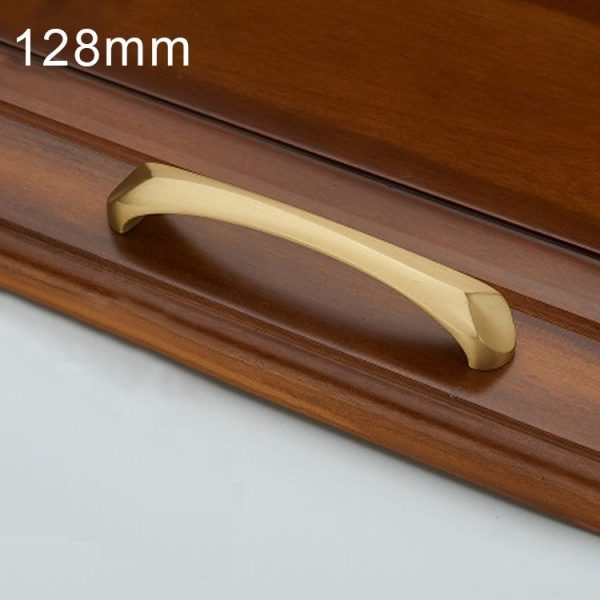 1012-128 Furniture Cabinet Handle Copper Natural Chinese Handle