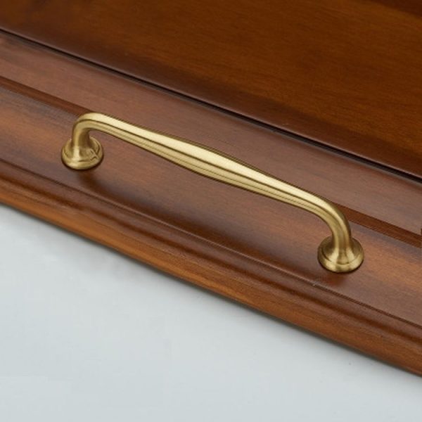 6291T-128 Furniture Cabinet Handle Copper Natural Chinese Handle - Image 2