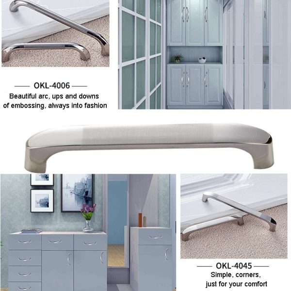 5 PCS 4002-64 Modern Minimalist Cabinet Zinc Alloy Handle - Image 9