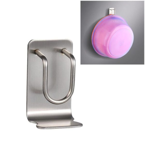 Stainless Steel Washbasin Holder Bathroom Non-perforated Storage Rack