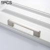 5 PCS 6613-96 Simple Cabinet Door Handle Drawer Wardrobe Zinc Alloy Handle (Brushed)